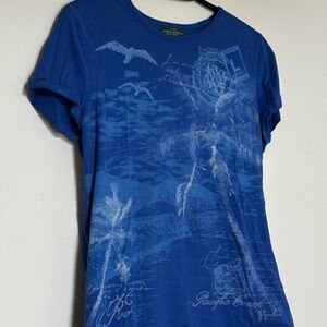 Ralph Lauren Blue Graphic Short Sleeve Tee